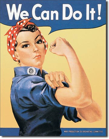 Rosie The Riveter - Tin Sign