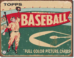 Topps Baseball - Tin Sign
