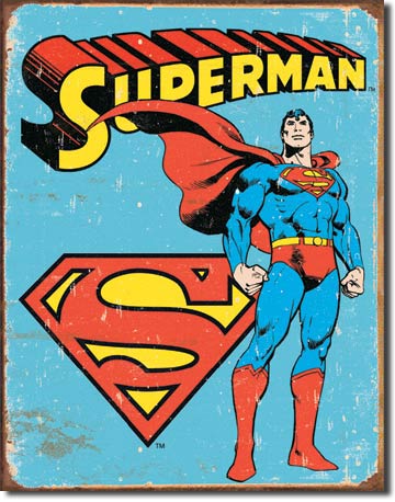 Superman Retro - Tin Sign