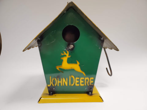 John Deere Metal Birdhouse