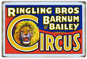 Ringling Bros Circus - Tin Sign