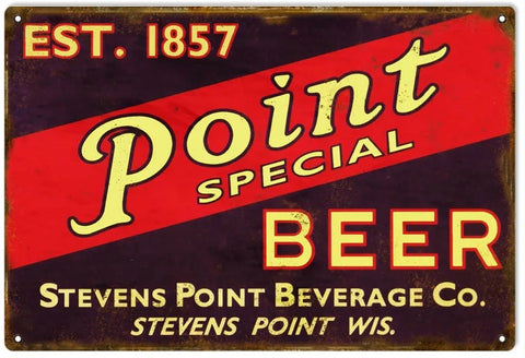 Point Special Beer - Tin Sign
