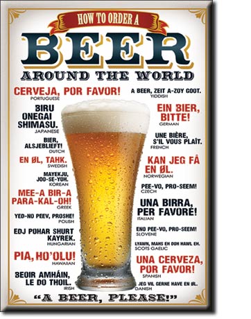 Beer - Around the World - Magnet