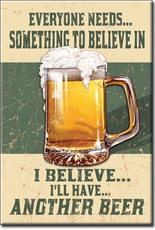 Beer - Believe In - Magnet