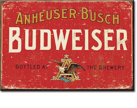 Beer - Budweiser Weathered - Magnet