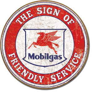 Mobilgas - Friendly Service - Magnet