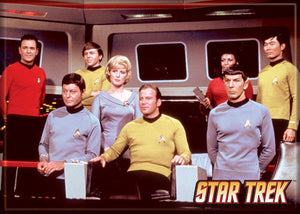 Star Trek - Cast on Bridge - Magnet