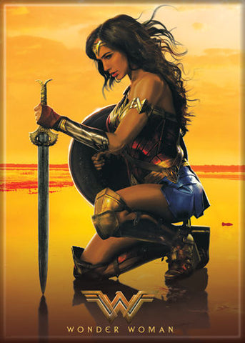 Wonder Woman - WW Kneeling - Magnet