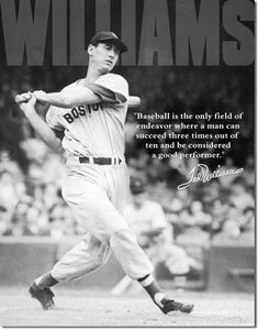 Ted Williams - Tin Sign