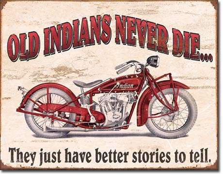 Indian Motorcycle - Tin Sign