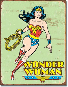 Wonder Woman Retro - Tin Sign