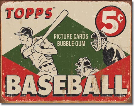 Topps 1955 Baseball - Tin Sign