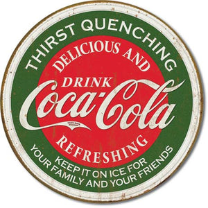 Coke Thirst Quenching - Tin Sign
