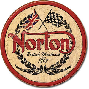 Norton Logo - Tin Sign