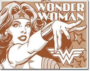 Wonder Woman Duotone - Tin Sign