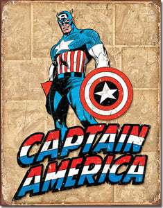 Captain America Retro - Tin Sign