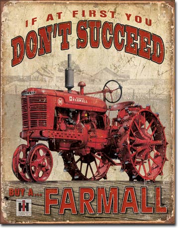Farmall Succeed - Tin Sign