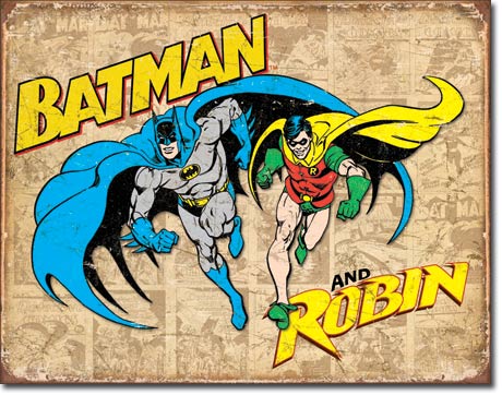 Batman & Robin - Tin Sign
