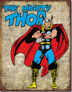 Thor Retro Panels - Tin Sign