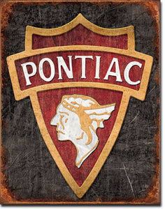 Pontiac 1930 Logo - Tin Sign