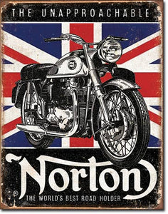 Norton Motorcycle - Tin Sign