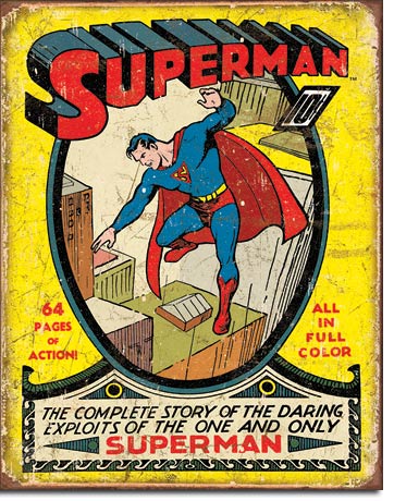 Superman #1 Cover - Tin Sign
