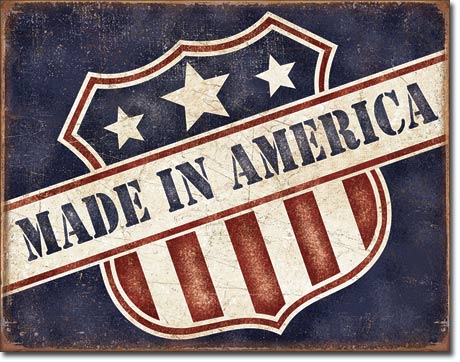 Made in America - Tin Sign
