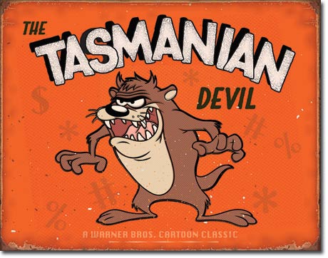 Tasmanian Devil - Tin Sign