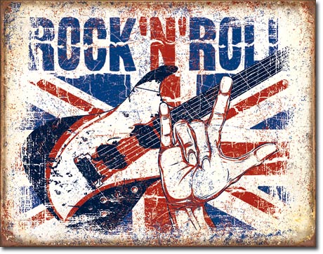 Rock n Roll - Tin Sign