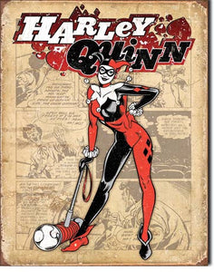 Harley Quinn Retro - Tin Sign