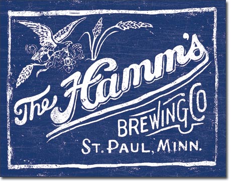 Hamms Beer - Americas Favorite; Tin Sign